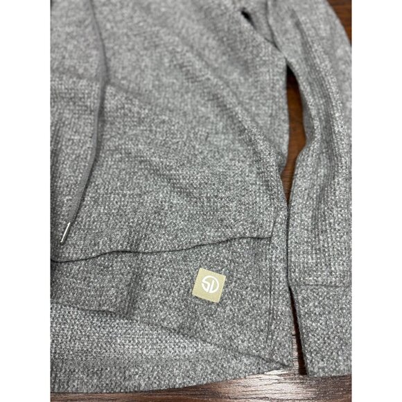 Straight down L Womens Golf thermal long sleeve Cowl neck Gray Sweater Hoodie - Picture 9 of 11
